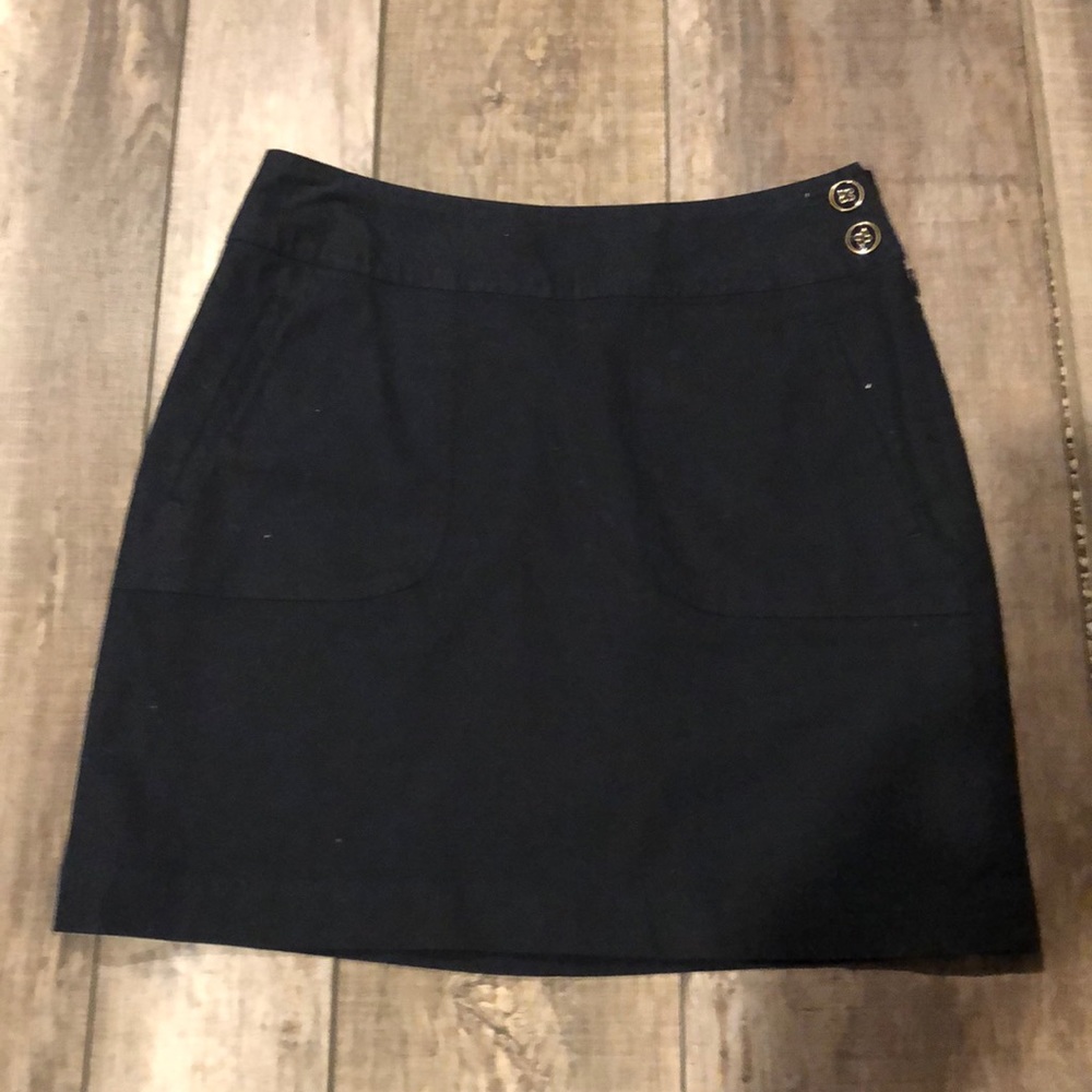 Navy skirt